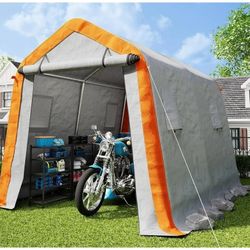 AMERLIFE 8x10x8 FT Heavy Duty Portable Shed Storage Shelter, Outdoor Storage Shed 