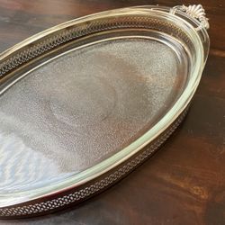 Silver Serving Casserole Dish 