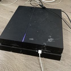 ps4 with controller and head set 