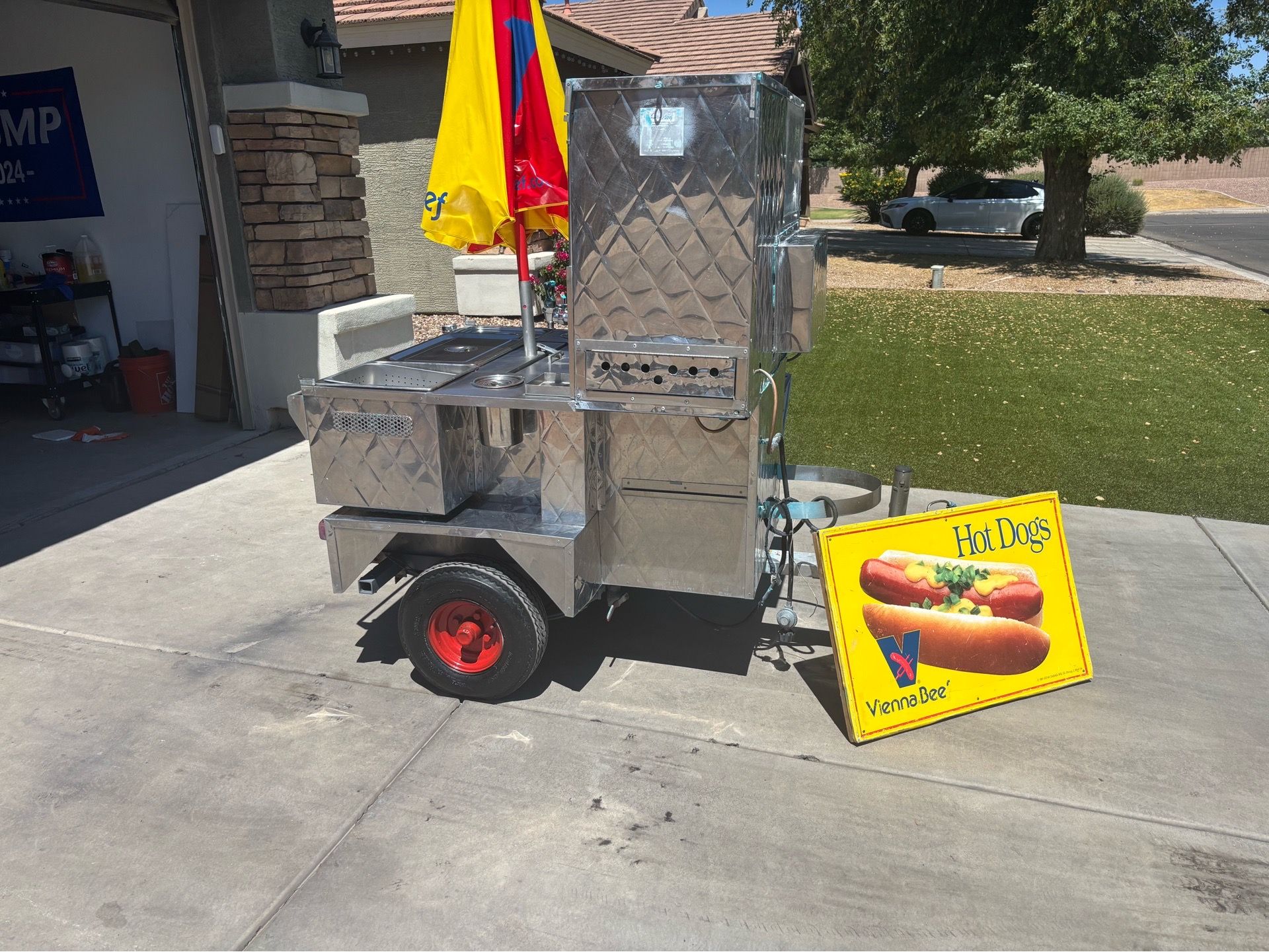 Hotdog cart