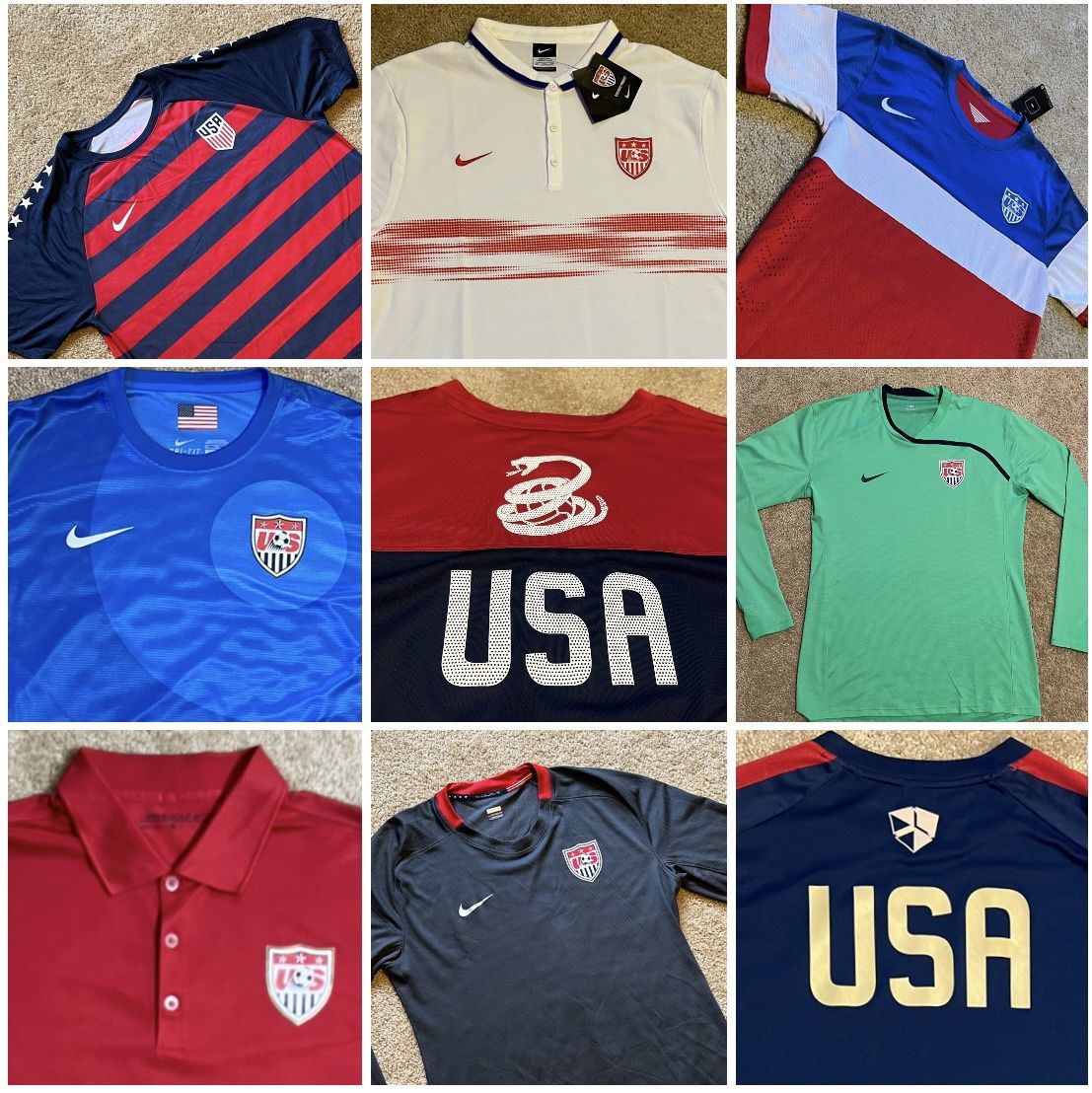 NIKE FC USMNT FIFA WORLD CUP Team USA Seahawks Sounders VAPOR