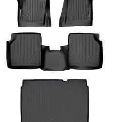 MAXLINER Floor Mats 2 Rows and Cargo Liner Set for 2017-2025 Jeep Compass