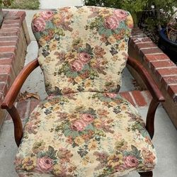 Floral Armchair