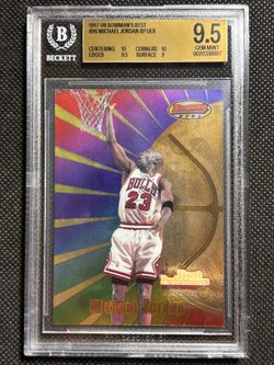 1997 Bowman's Best Best Performance #96 Michael Jordan BULLS BGS 9.5 GEM MINT