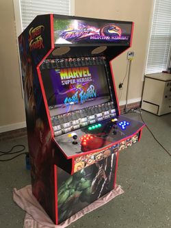 Custom multicade 8000 retro games SF & MK theme ARCADE