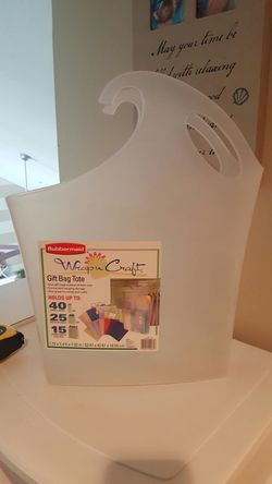 Wrap n craft storage bin!!