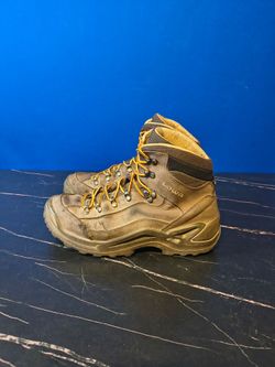 Lowa Renegade GTX Mens Hiking Boots Mid Brown Waterproof Gore-Tex (Size 8 5)