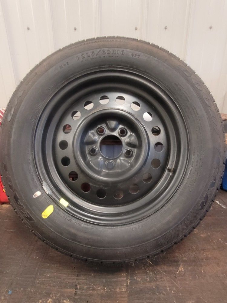 New tire ad rim
