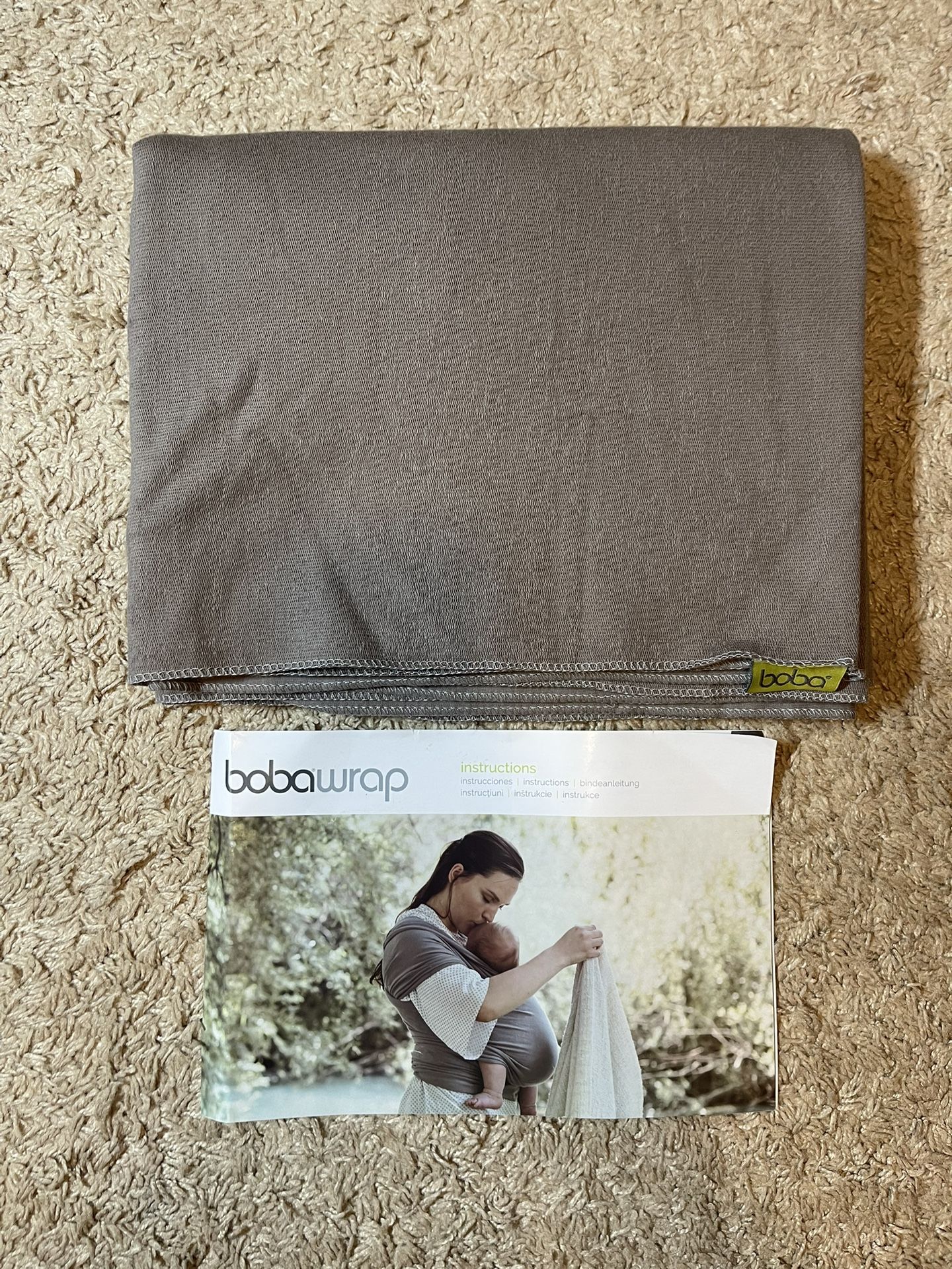 Boba Wrap Baby Carrier Gray, 7-35 Pounds, 0-18 Months