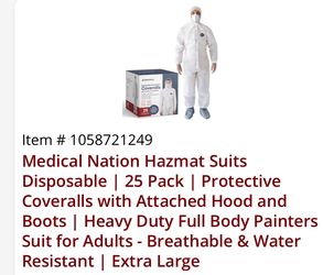 Hazmat suits