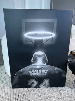 New 30x40” Kobe Bryant Poster, Mamba Mentality Print Framed Canvas