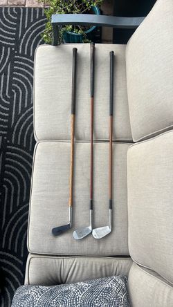 Antique Golf Clubs —set of 3