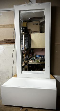 Floating Vanity Mirror And Drawer 