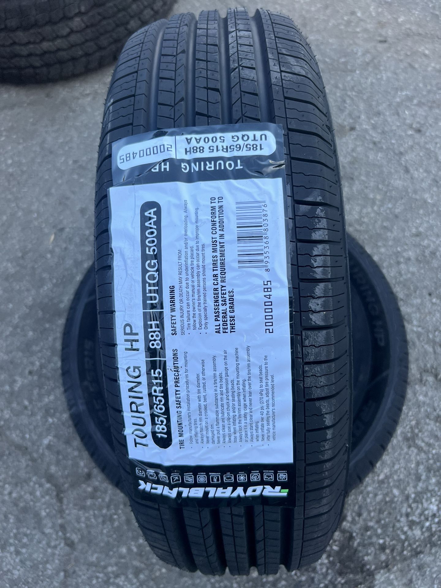 185/65/15 Touring Tires $70 Cada Llanta , Tenemos Todas Las Marcas Y Medidas