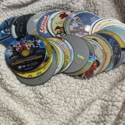 DVD classics, baby shows, cod mw3, cod ghosts, and baby Wii game