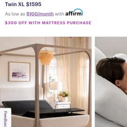 Purple Mattress + Premium Adjustable Frame.