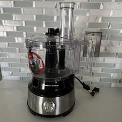 10-Cup Food Processor with Bowl Scraper, Black & Stainless  Model: 70730