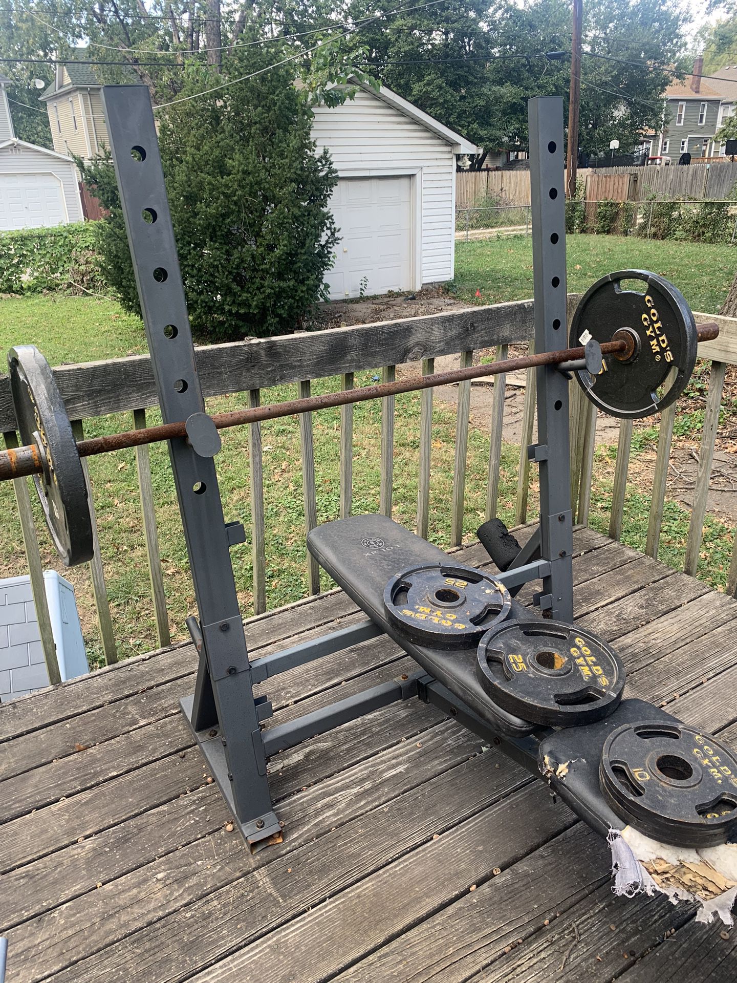 Weights And Weight Bench