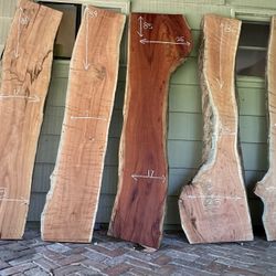 Australian RedGum Live Edge Exotic Hardwood Slabs