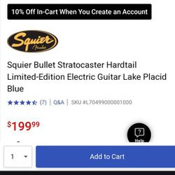 Squier Strat Electric Guitar