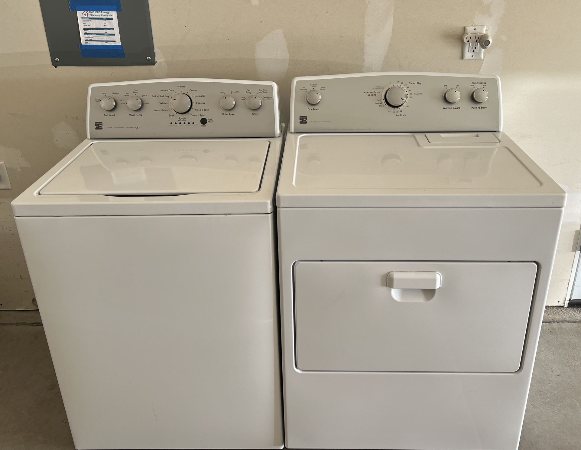 Kenmore Washer & Dryer (delivery available)