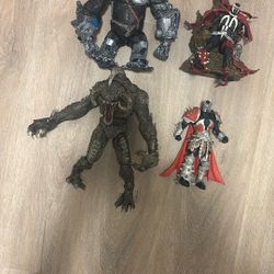 4 Spawn Toy Figures 