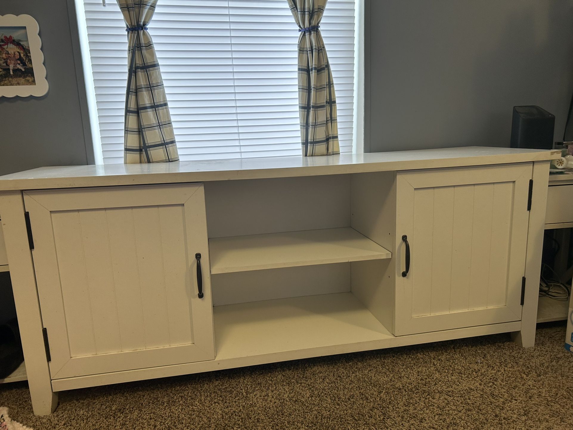 White Entertainment Center 