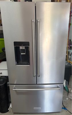 KitchenAid Counter-Depth French Door Refrigerator – Stainless Steel – Excellent Condition