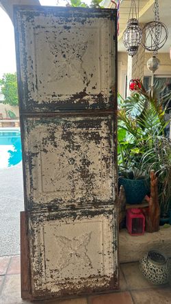 Antique ceiling tins from Prescott