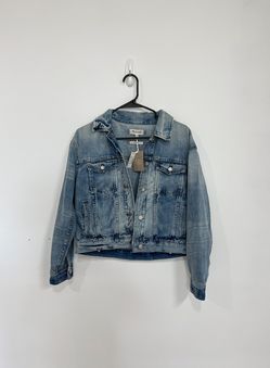 Brand New Madewell Boxy Crop Denim Jacket 