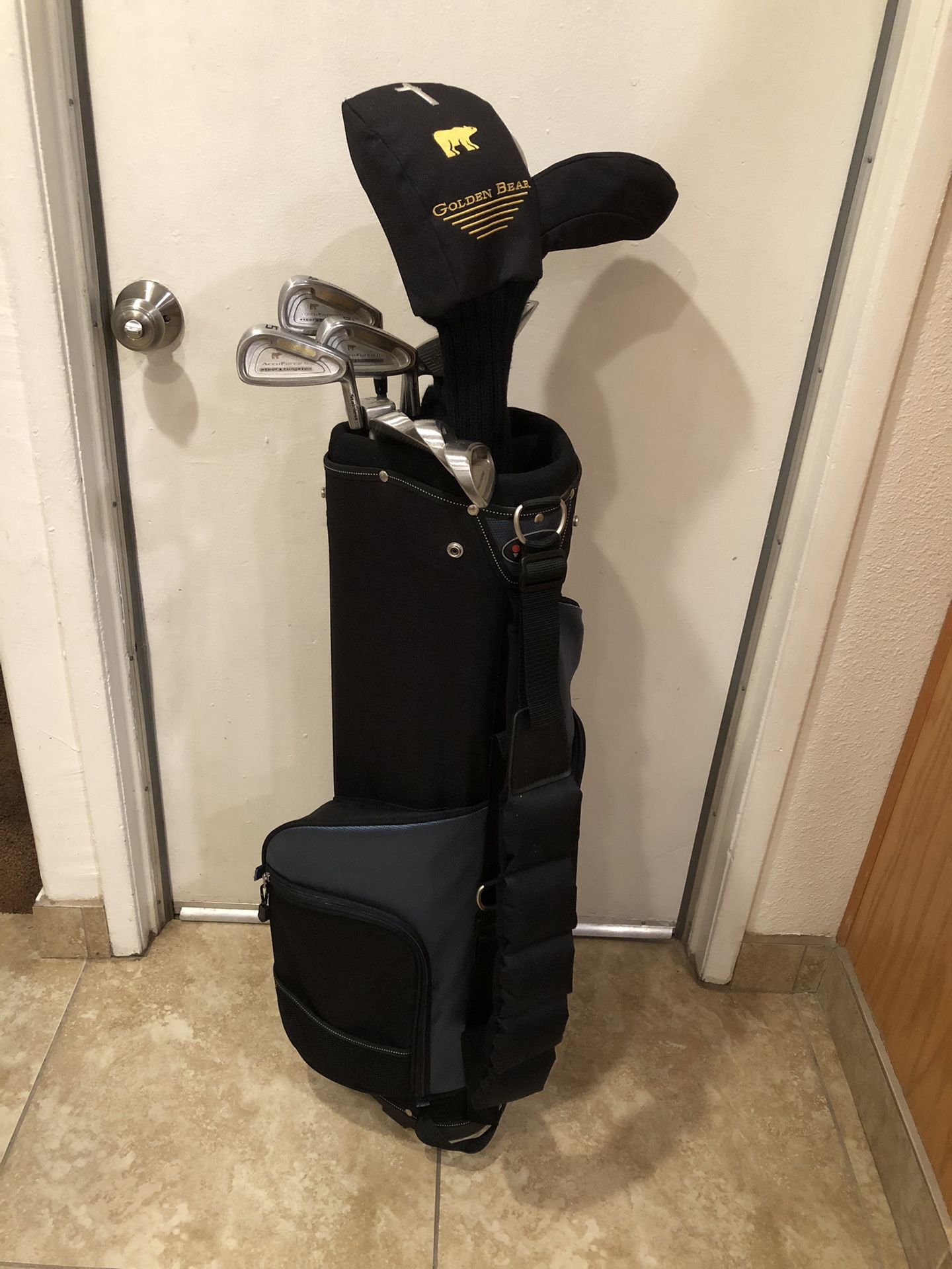 GOLDEN BEAR Golf Ladies Accuforce II Steel Tungsten 12 Club Set w/bag just Updated!