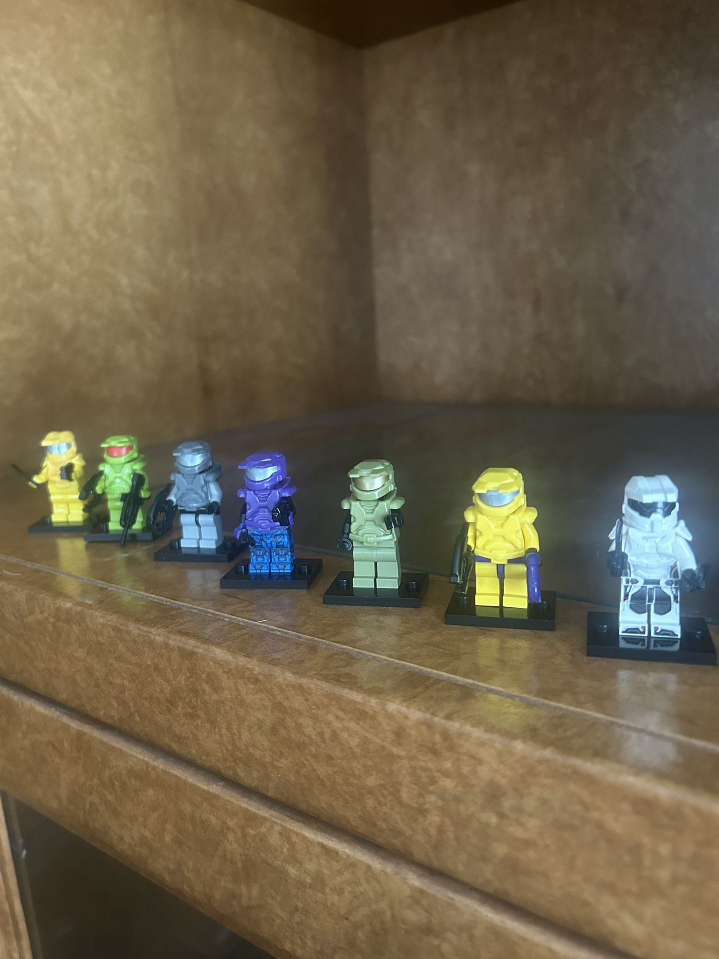 Custom Lego Spartan Minifigures Made Out Of Real Lego Pieces
