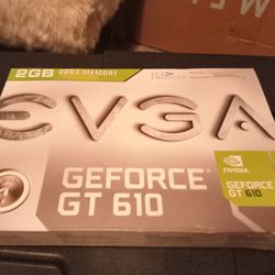 (New)  Evga Nvidia geforce gt 610 2  2.0 graphics card