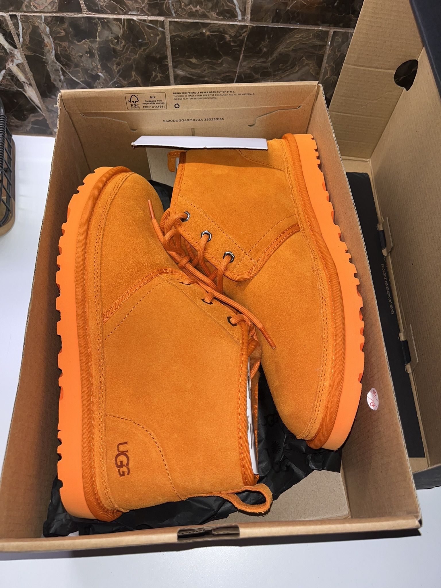 Orange Men Ugg Numel Boot