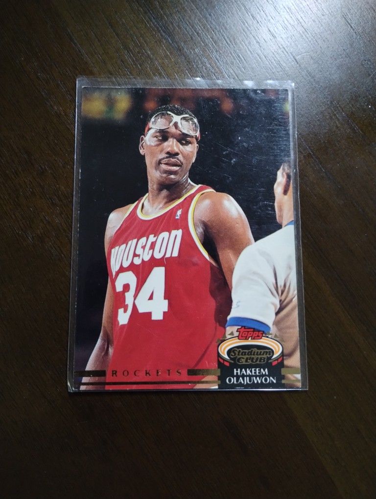1992 Hakeem Olajuwon, Stadium Club Card, # 220