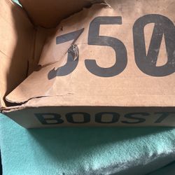 Hurry Hurry For The Low Both Size 10 One Pair Of White Yeezys And Brown And White Jordan’s!