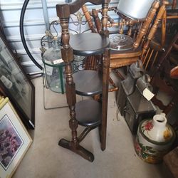 Pie Stand, Folding Shelf, Solid Wood