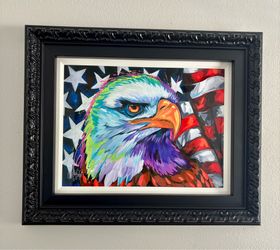 Patriotic Eagle Art
