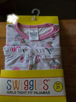 🧚NEW 2T Swiggles Girls Tight Fit Pajamas
