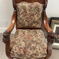 An antique armchair