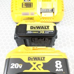20V Max DeWalt FAST CHARGING 2-Pack Starter Kit 