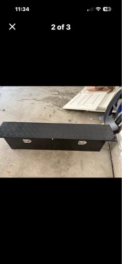 Black Aluminum Truck Bed Tool Box