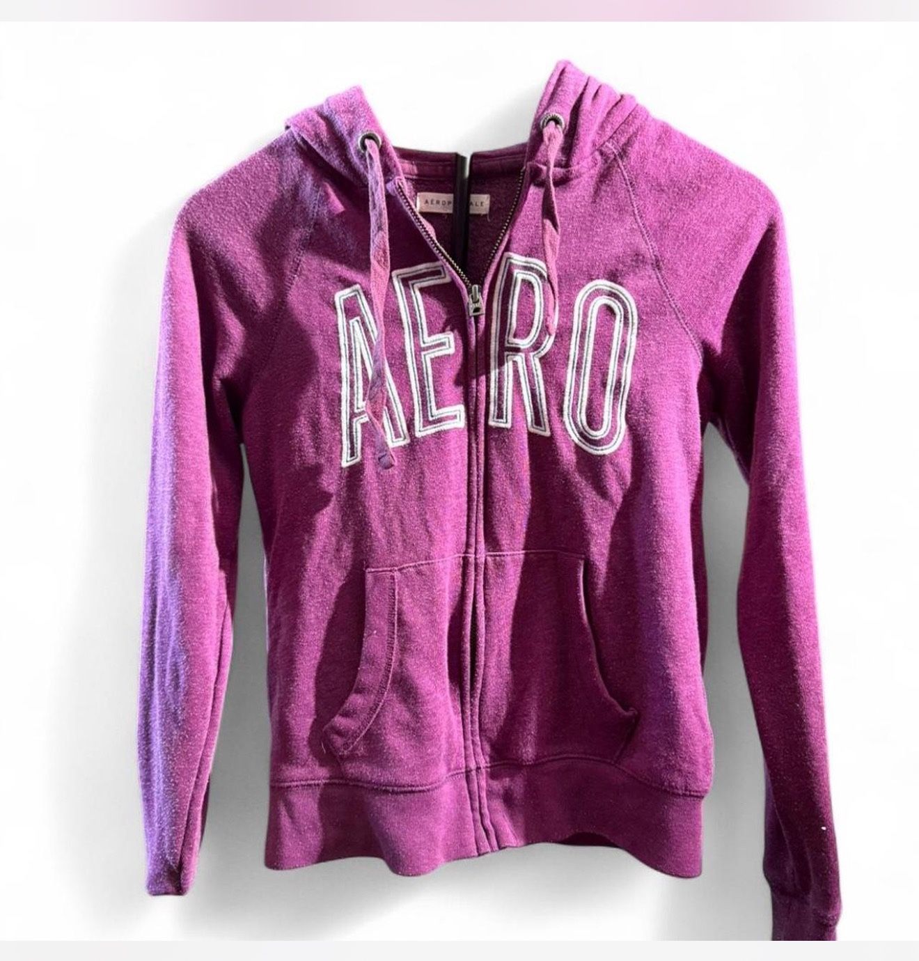 Purple Aeropostale Zip Up Hoodie