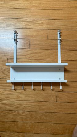 Yamazaki Home Under-desk cable and router management organizer.