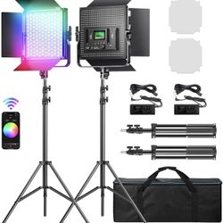 NEW! IVISII I80RGB PROFESSIONAL VIDEO LIGHT KIT