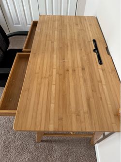 Desk and chair