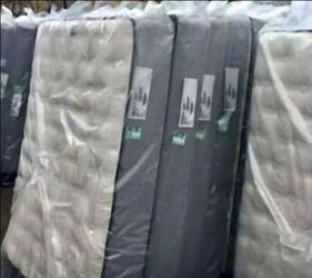 Pillow Top Mattress in Plastic Wrap