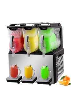 Commercial Slushy Machine 3 x 12L, Slush Machine