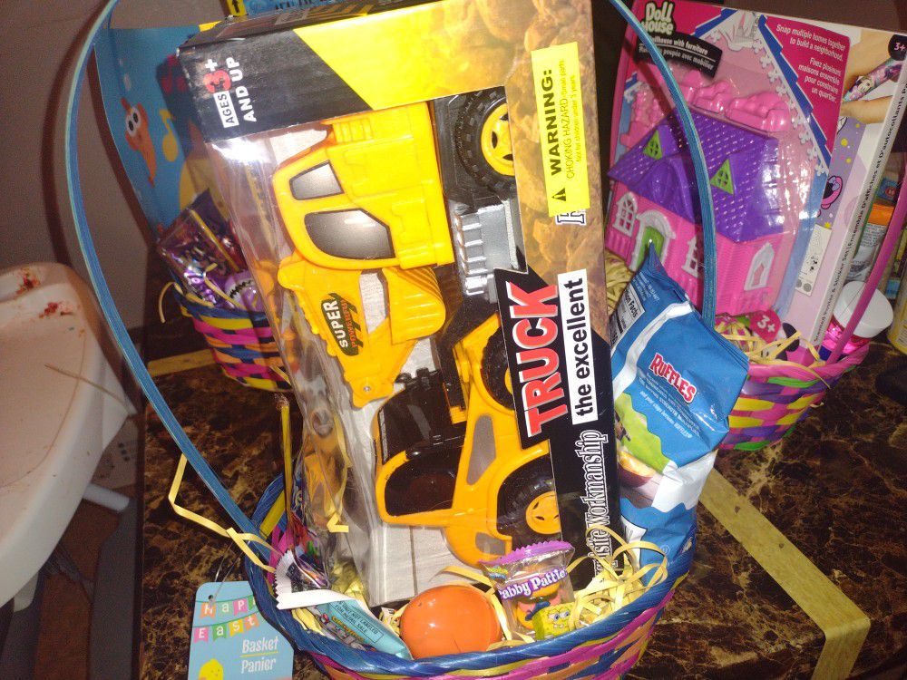 Tractor Easter Basket 