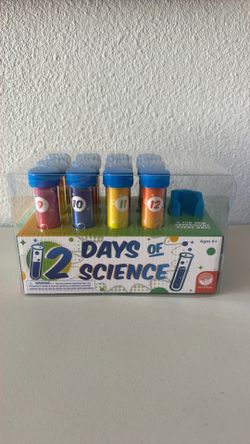 12 days if kids science experiments kit
